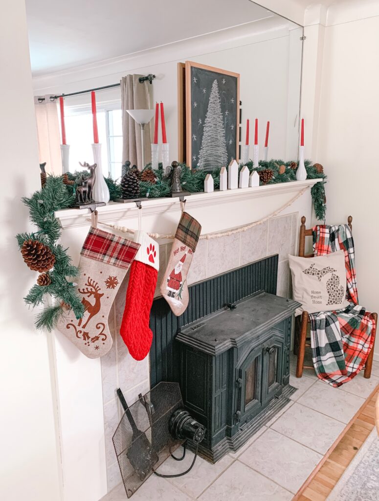 Christmas Fireplace Decor