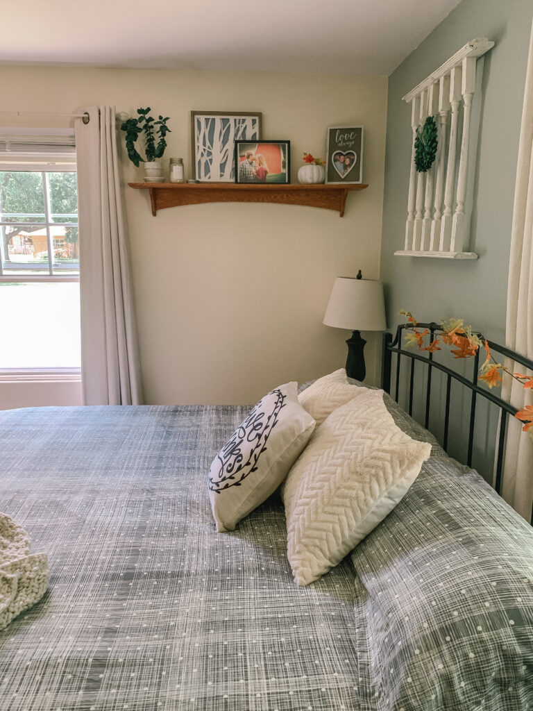 Fall-ified Master Bedroom